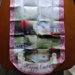 Thomas Kinkade Happy Easter Flag